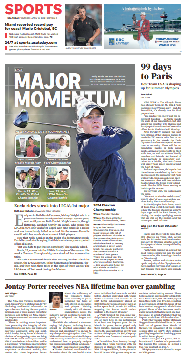 Our @GolfweekNichols with the @usatodaysports cover story today on @NellyKorda as she drives for five at @Chevron_Golf.