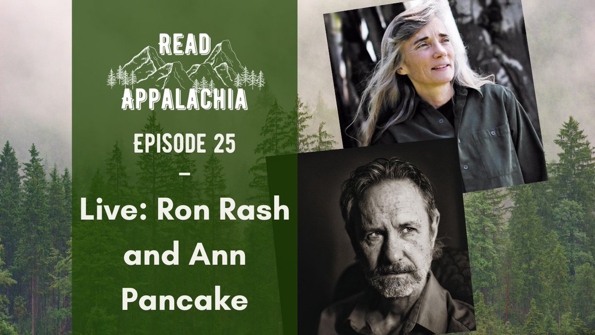 ✨NEW EPISODE!✨ In this special episode of the podcast, host @kdwinchester talks to #RonRash and #AnnPancake in a live recording at @WCU's spring literary festival. Have a listen! 🎧 readappalachia.com/blog/ep-25-liv…