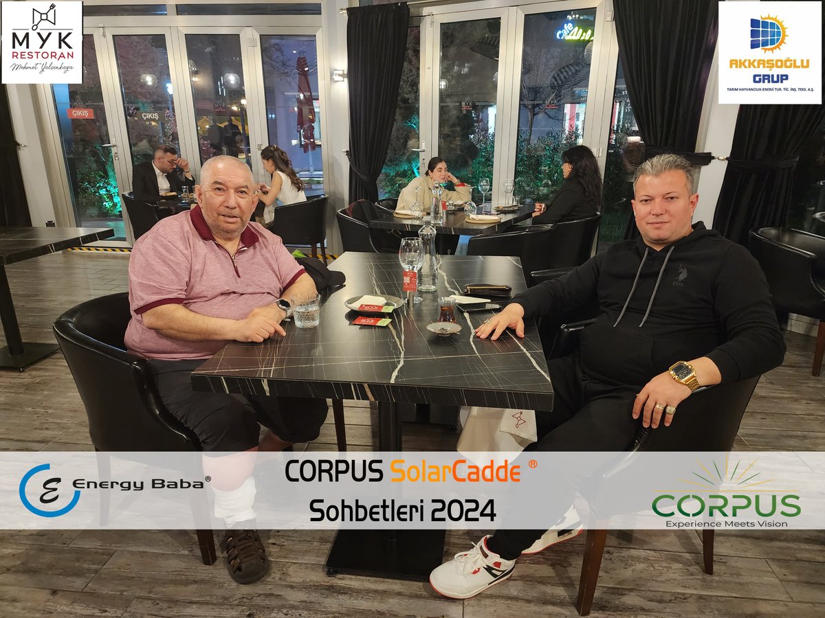 enerjibaba's tweet photo. #Solarex2024 Fuar günlerinde düzenlediğimiz CORPUS #SOLARCADDE Sohbetleri 2024 de Akkaşoğlu Grup ceo’su Tevfik Akkaş Bey ile konumuz Güneş Enerjisinin #Turizm Sektöründeki rolü oldu
#Güneş #Enerji #GüneşEnerjisi #Solarex #solarexistanbul #corpus #CorpusEnerji #Fuar #Hotel #Otel https://t.co/hn5BsjQo52