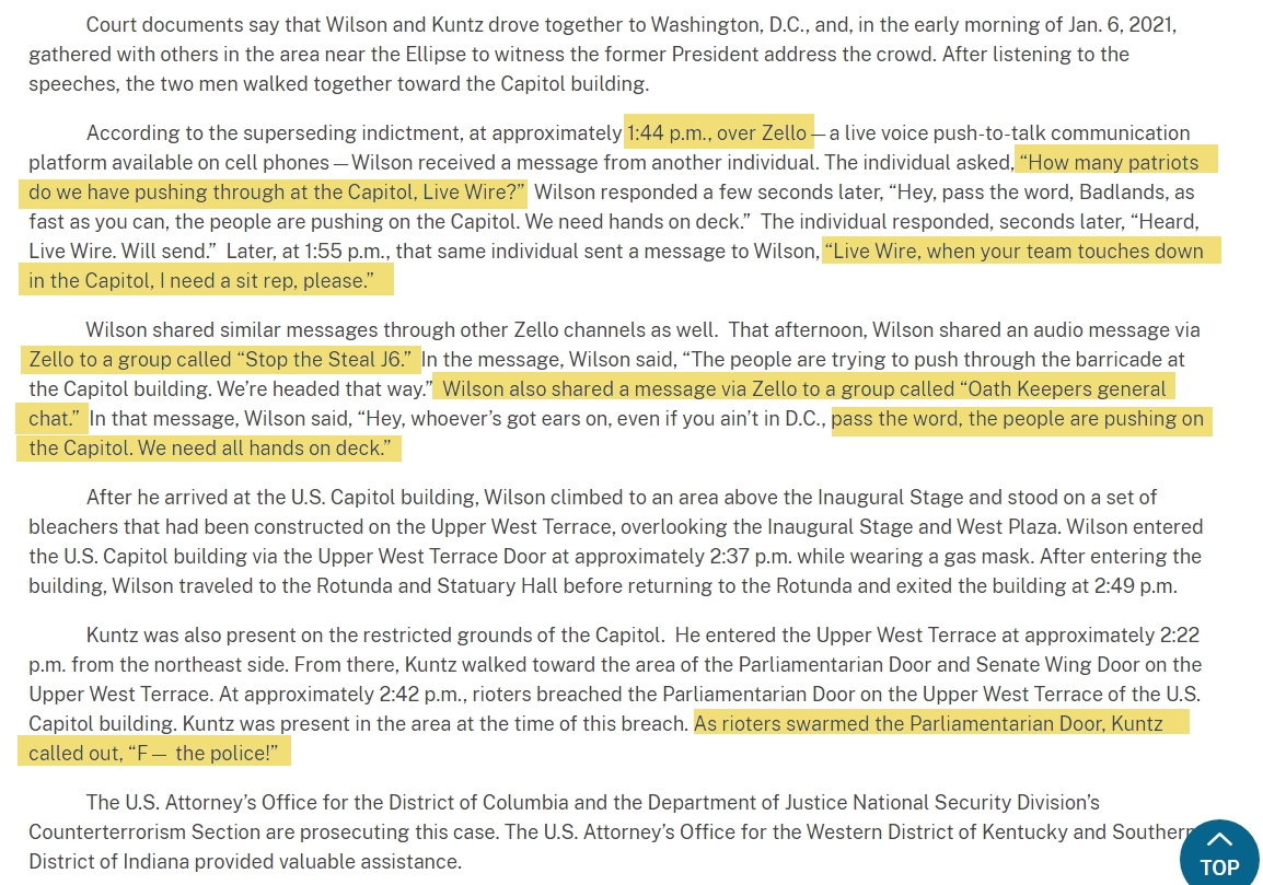 🚨UPDATE🚨

III% Gray Ghost militia members Scott KUNTZ #Reaper3P and Dan WILSON #LiveWire/#ChinBeard
charged with conspiracy to obstruct an official proceeding, among other charges in superseding indictment👇

#SeditionHunters #Jensue #Jan6thInsurrection 
tinyurl.com/24fzecx9