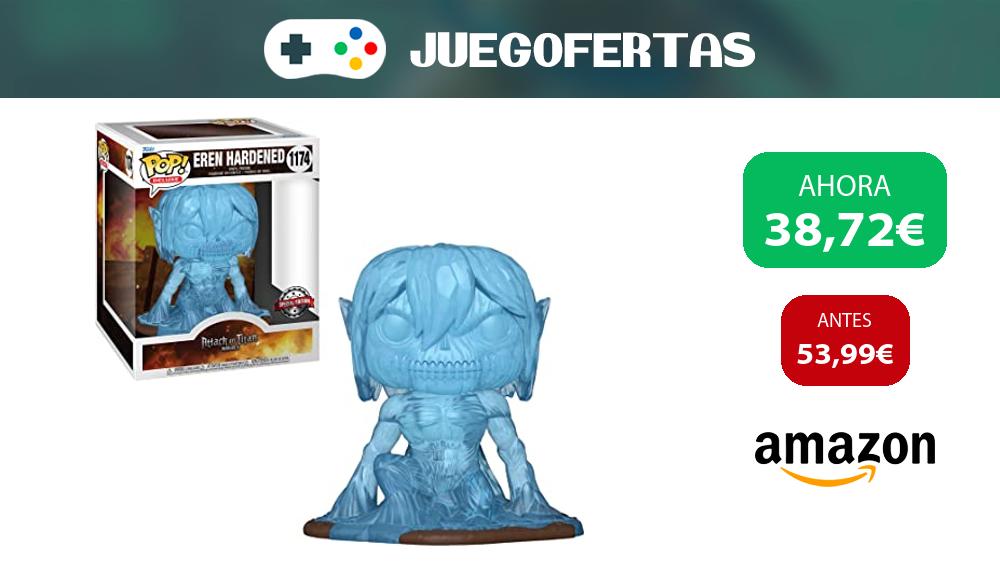 💥 CHOLLO‼️ #amazon Funko Pop! Deluxe: Attack on Titan S3 - Eren Hardened (Special Edition) #1174 Vinyl Figure por 38,72€ 💸 Comprar: amzn.to/446CQ0L 🎮 Visto en t.me/juegofertas