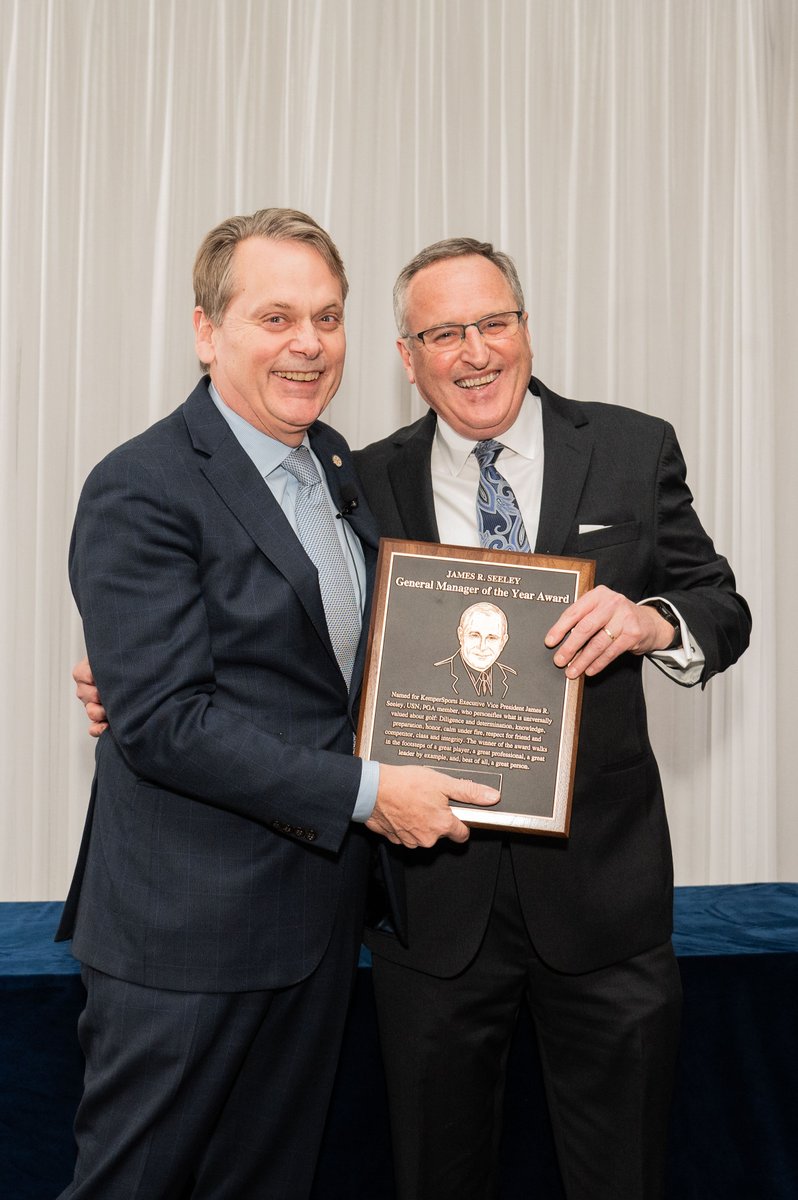 Congratulations to @CantignyGolf's Terry Hanley, our 2023 James. R. Seeley General Manager of the Year! Named for KemperSports EVP James Seeley, the winner of this award walks in the footsteps of a great player, a great professional, a great leader and a great person.
