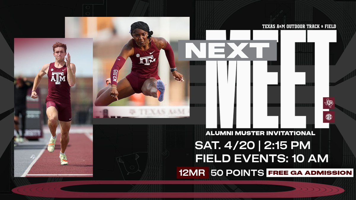 Come Celebrate Senior Day🤩

🎨 Face Painting available 1:30-2:30 p.m.
👕 Youth shirts available for the first 100 kids

#GigEm // #AggieTF