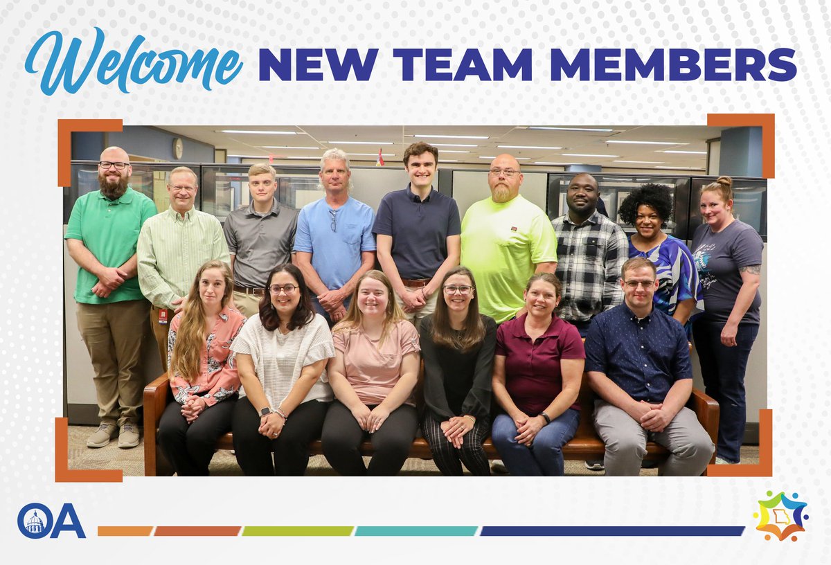 Welcome new team members, we are excited to see the great things you will do to support Missouri citizens!    

Join the OA Team: mocareers.mo.gov 

#WeServeMO #TeamOA #NewEmployeeOrientation