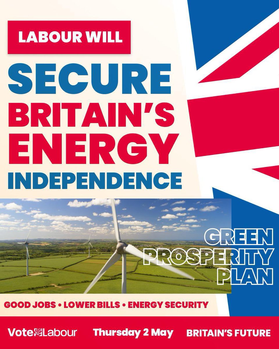 Our Green Prosperity plan will lead to more than 56,000 new jobs in the East of England. Good for our planet and good for our economy!