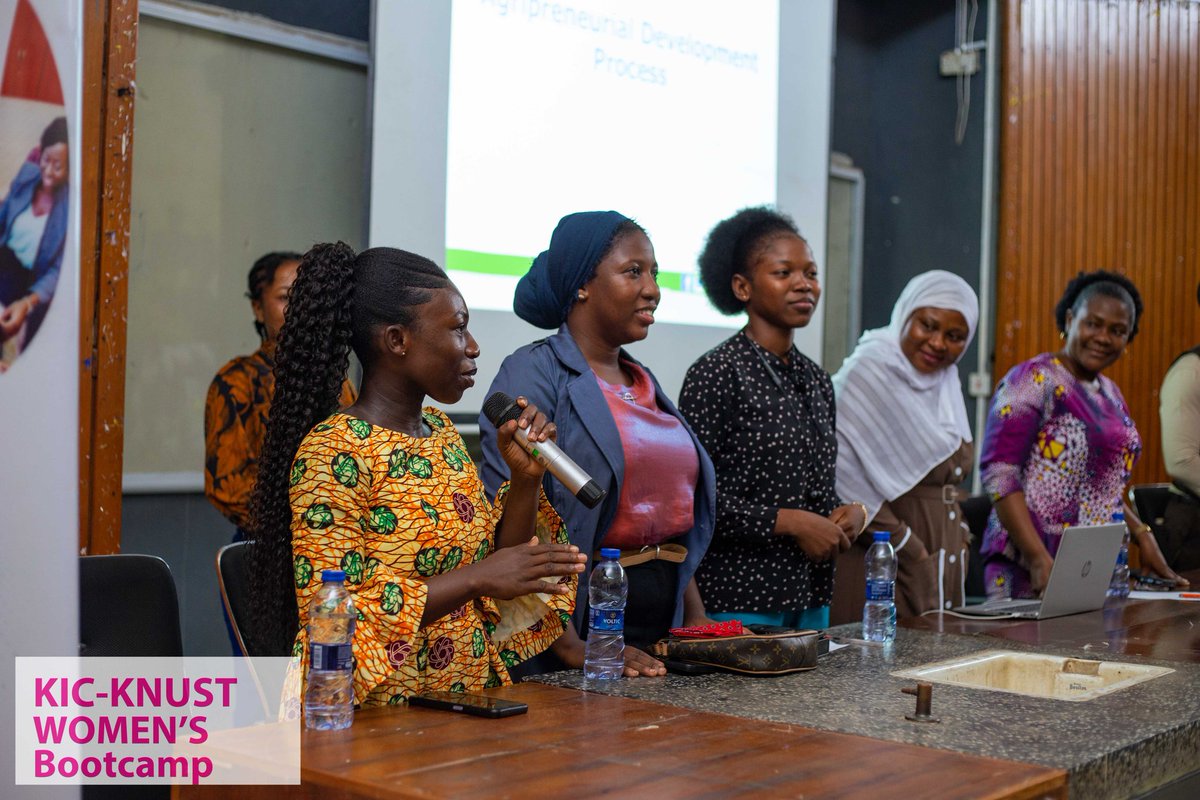 kicyaf_knust's tweet photo. The KIC KNUST women's boot camp was successfully organized on April 4, 2024.
Participants were impacted after hearing the insightful experiences shared by the speakers.
We are grateful to @kicghana for this insightful initiative.
#changingmindset
#womenempowerment https://t.co/osA4S18IZH