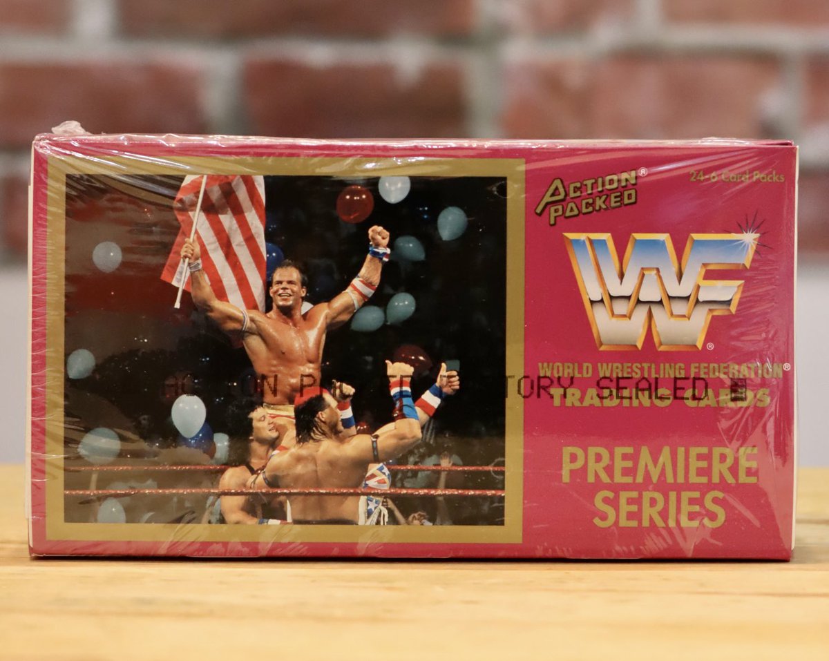 I’m pretty excited to see #ActionPacked make a return as an insert set in 2023 #WWE #Panini Chronicles 😁 🤼‍♂️

They look cool and I’m hoping they are embossed like the original #WWF sets 🤞

*Here is a stolen pic of the 1994 WWF sets box 📦

#WrestlingCards #TradingCards #TheHobby