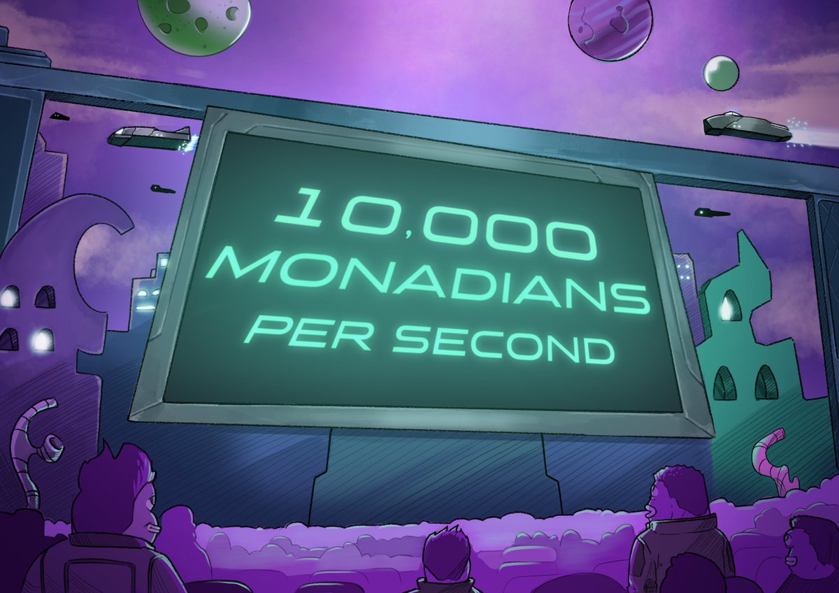 The word is out: 10 000 Monadians!

It's only appropriate for a blockchain with a 10K TPS like @monad_xyz to have a 10K supply.

Worry not, still a lot of whitelist spots up for grabs as we go along.

Like and retweet this post to get whitelisted. Winner gets selected tomorrow.