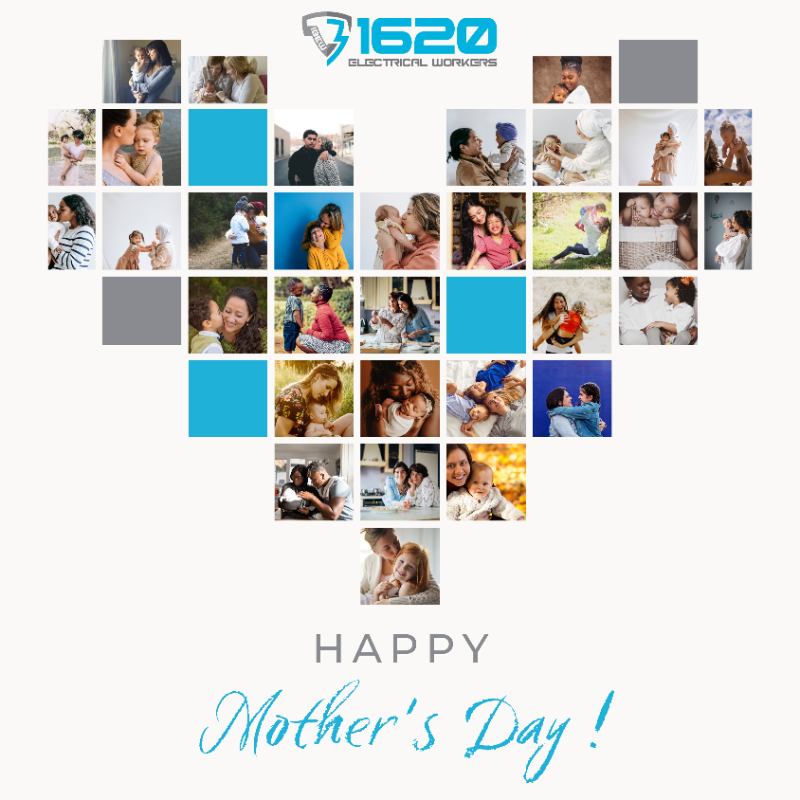 However and whomever you are celebrating, or remembering this weekend, 1620 Electrical Workers wishes you and yours a very Happy Mother's Day! 💙

#happymothersday2024 #HappyMothersDayToAll #mothersday #ItsOurEnergy #1620electricalworkers