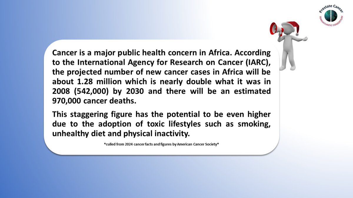 With prior knowledge of adverse events comes a responsibility to take decisive steps to forestall and/or curtail.

There is work to be done.

#Cancer
#ProstateCancer
#CancerAwareness
#CancerResearch
#closethecaregap
#RepresentationMatters
#Africa