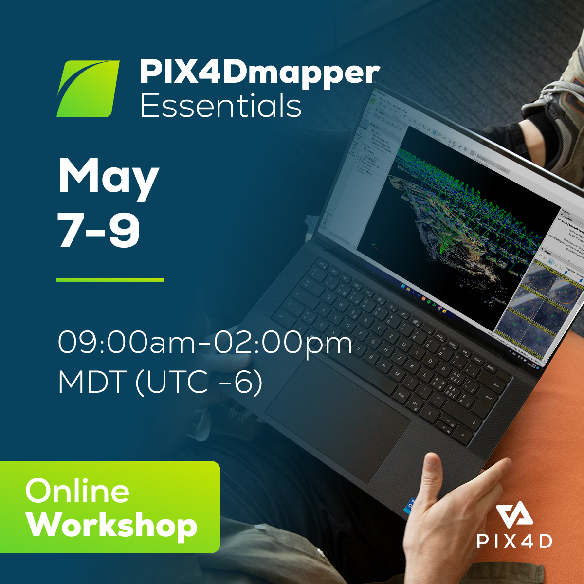 pix4d's tweet image. 🗺️ PIX4Dmapper Essentials online workshop, May 7-9 ⭐

➡️ Get introduced to critical #PIX4Dmapper workflows 
➡️ Capture RGB images
➡️ Create, manage, and share 2D &amp;amp; 3D representations of reality

Sign up here: hubs.li/Q02tkV0P0