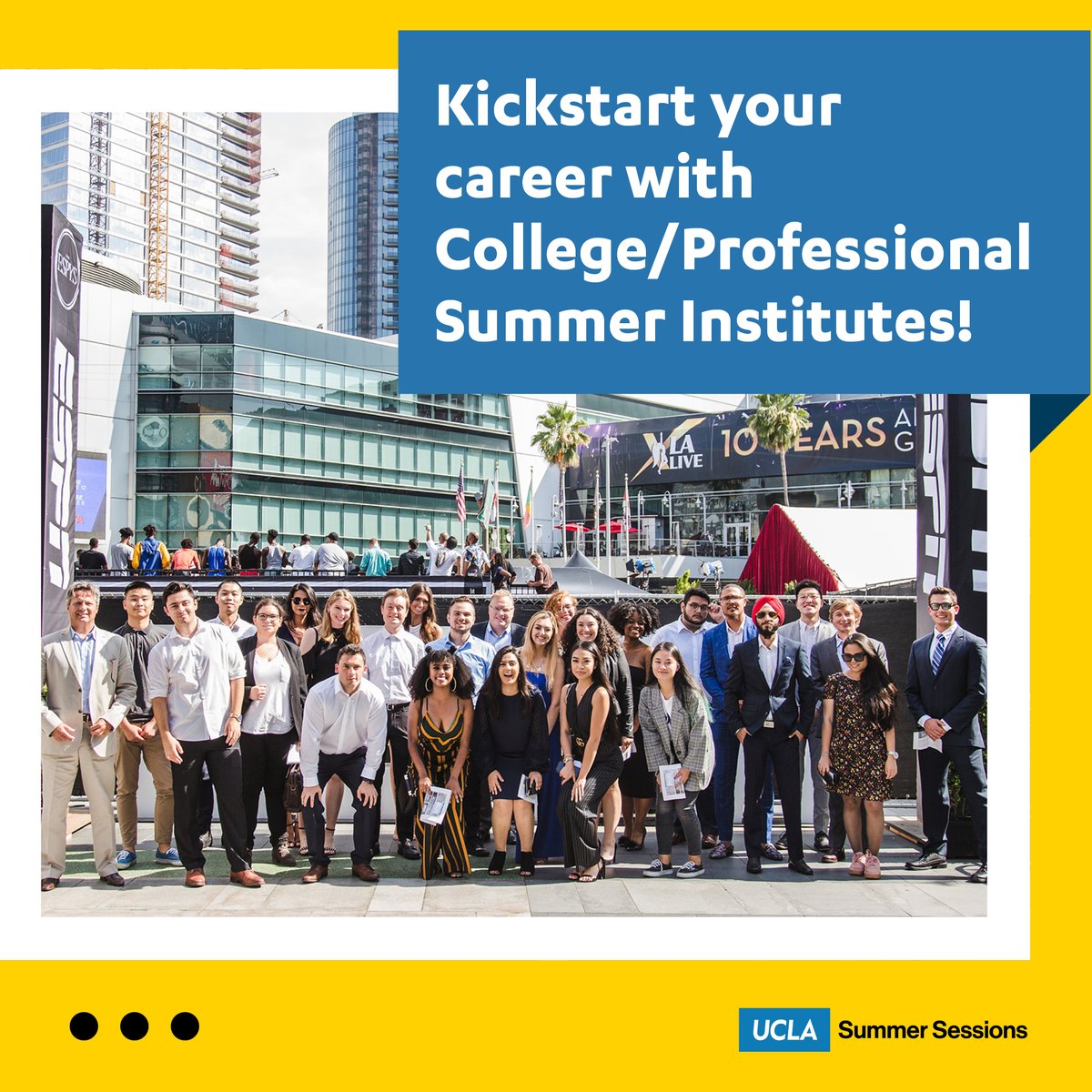 Build your architecture career or kick off your sports media journey with UCLA College/Professional Summer Institutes! Combine educational courses with professional development to expand your skills while enjoying life as a Summer Bruin. summer.ucla.edu