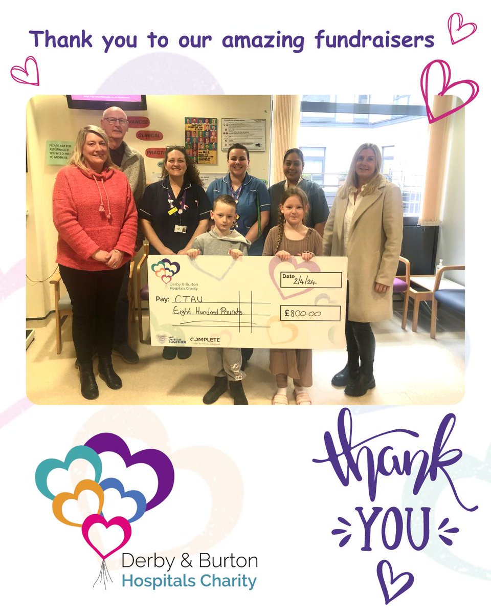 We'd like to say a huge thank you to Melvin Jones and family for donating £800 to the Combined Triage Assessment Unit. This was collected from donations made at Melvin's late wife, Janet Jones' funeral. The money will be put towards the purchase of a bladder scanner.