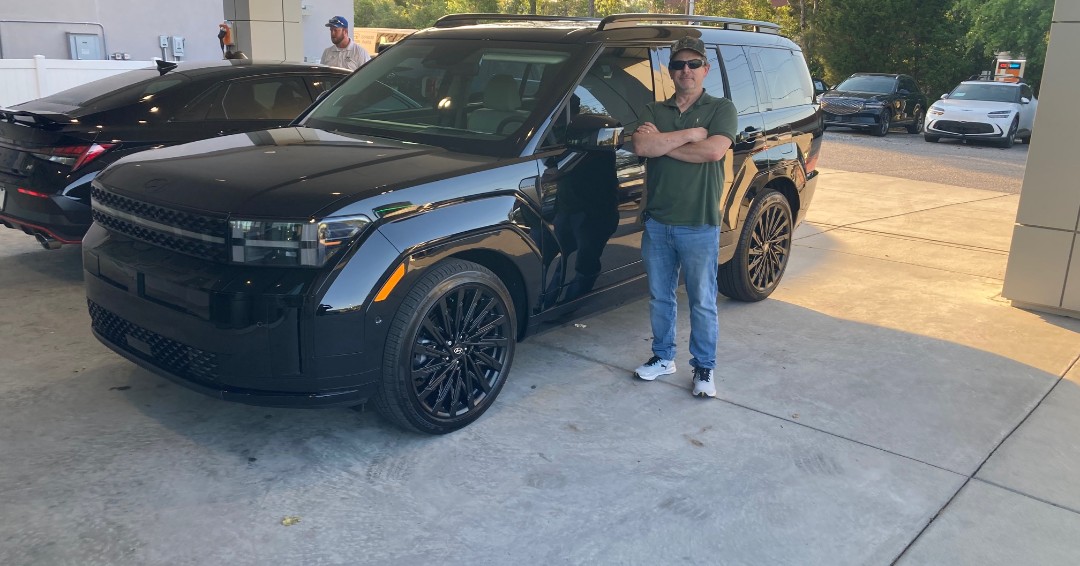 Congratulations, Mr. Botelho, on Your New 2024 Hyundai Santa Fe! Welcome to the Hyundai Family! #SantaFe #AllNewRedesigned #SuperSpacious #FuelEfficient #BigSavingsGoingOnNow #ComeSeeSEAN