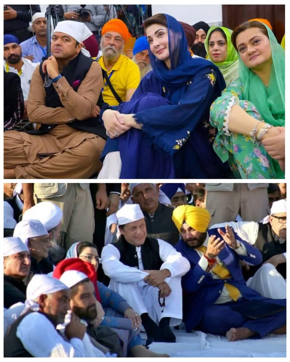 Why can’t u guys be original…..ur party was the one criticising Khan’s presence at KartarPur and now …