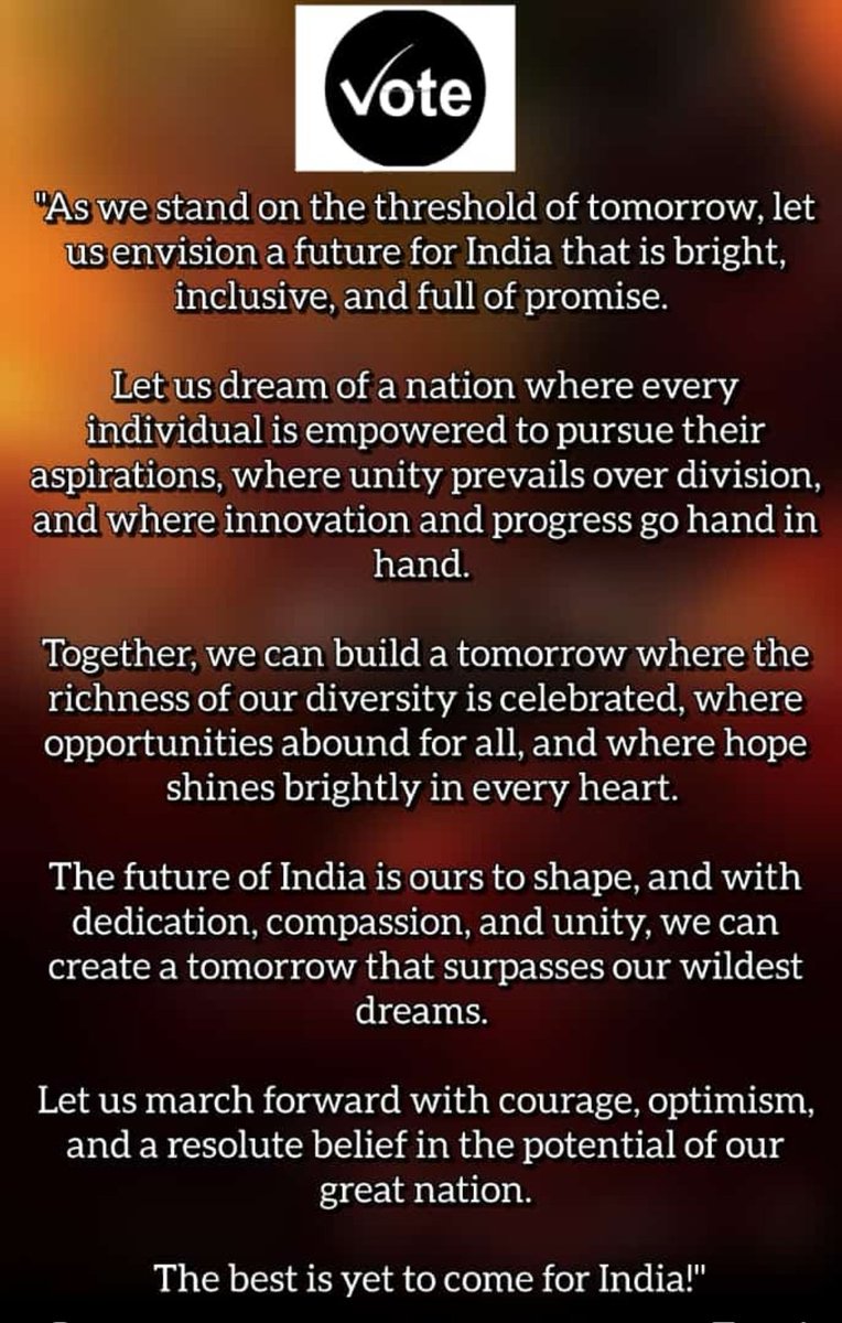 Dear Eraichas! 

Somewhere inside all of us is the power to change the world.

If we dont vote wisely, we are ignoring history and giving away the future.
May the best candidate win? Good luck to all the candidates!

#Vote4Change
#AnoubaManipur
#MyVoteNot4Sale