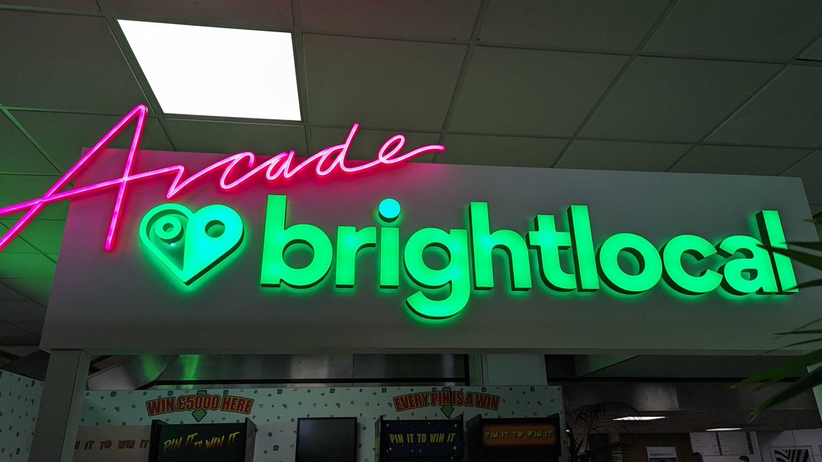 Guess who’s back, back again. BrightLocal Arcade is back; tell a friend. 👀 #brightonSEO