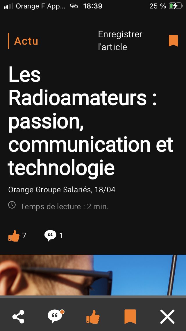 grego_fr's tweet photo. Aujourdâhui pour la journĂ©e internationale des #radioamateurs un article sympa sur @Orange News pour prĂ©senter lâactivitĂ© et rappeler la convention entre @Orange et la @fnrasec destinĂ©e Ă favoriser lâengagement des salariĂ©s dans la @SecCivileFrance
#AASC #SecCivNum #hamradio https://t.co/IIYxkU9uDY