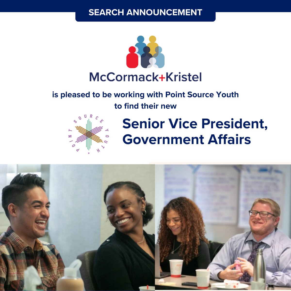 MKExecSearch's tweet photo. We are pleased to announce our new search for the Senior Vice President, Government Affairs for Point Source Youth!

https://t.co/eFFhTJmJL6

#executiverecruiting #nonprofitrecruiting #mccormackkristel #nonprofitjobs https://t.co/9GW9htopra