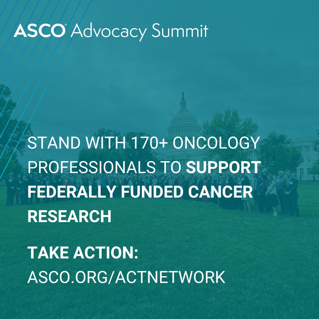 During the #ASCOAdvocacySummit we asked lawmakers to support federally funded cancer research by providing robust funding for @NIH, @theNCI, & @ARPA_H for fiscal year 2025. Add your voice ➡️ brnw.ch/21wIX34