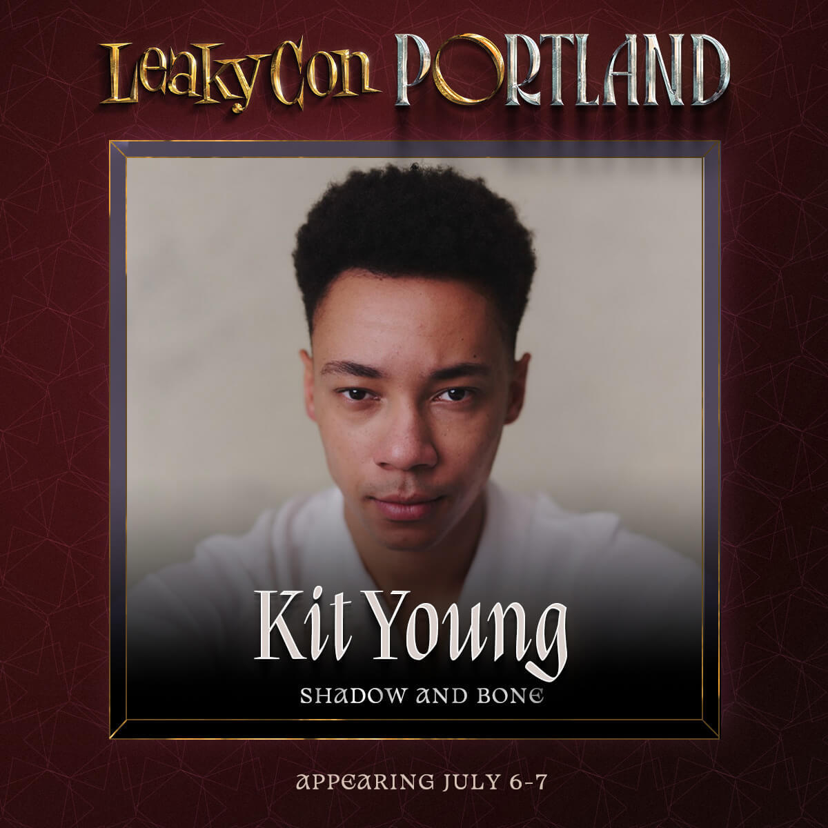 Join us in welcoming Kit Young from Shadow and Bone to LeakyCon Portland! 🎉✨ Get ready for an enchanting adventure filled with magic and mystery. See you there! Get your tickets at leakycon.com #LeakyCon #ShadowAndBone #Grishaverse