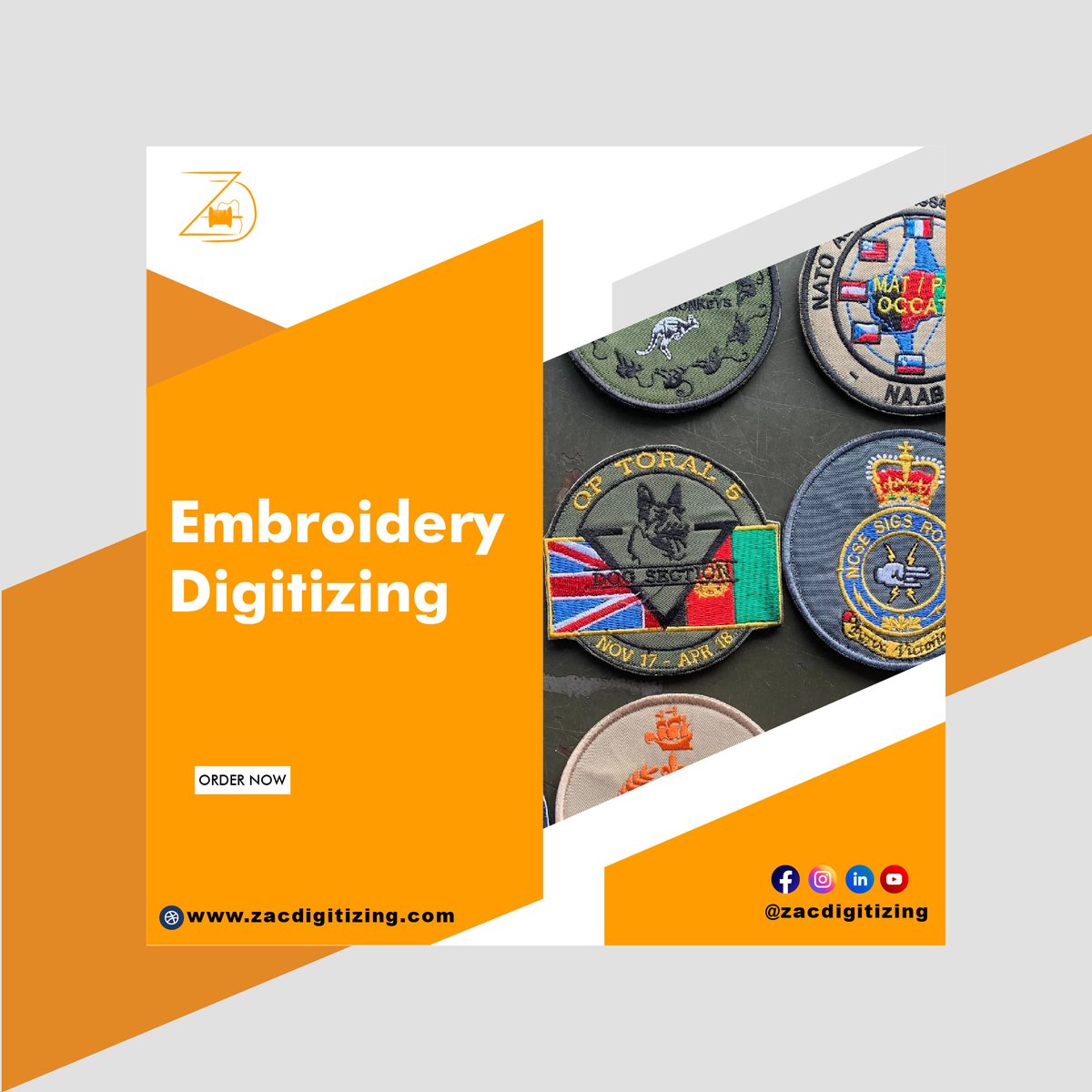 Stunning Embroidery Digitizing Designs Await You!

Immerse yourself in a world of intricate and mesmerizing embroidery designs at Zac Digitizing! From elegant florals to eye-catching logos, we've got it all.

#EmbroideryDesigns #StitchArt #EmbroideryInspiration #ModernEmbroidery