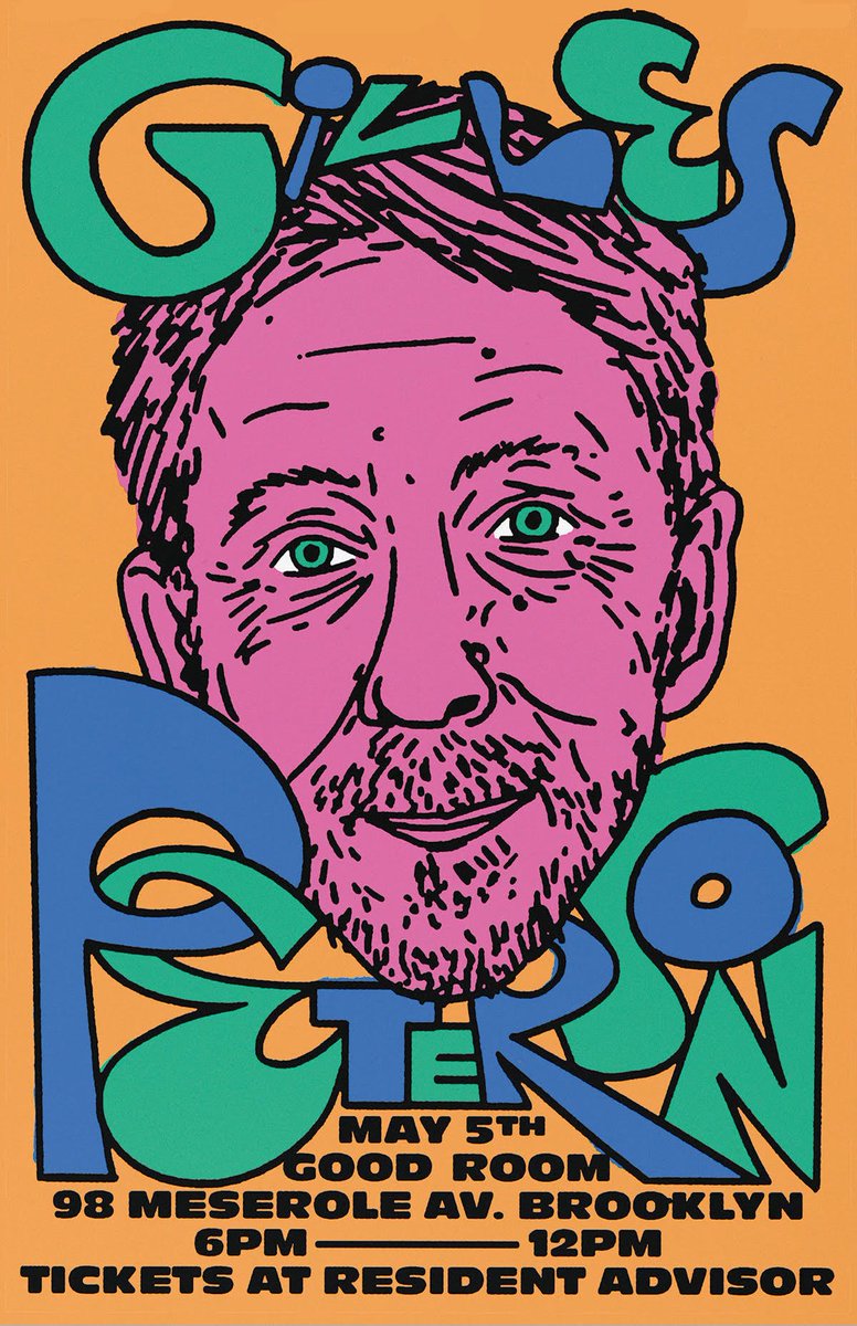 Coming soon ✨ We are delighted to announce that @gillespeterson is back in Brooklyn for one very special night of music at Good Room on May 5th Sunday! ra.co/events/1895478