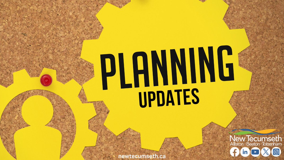 Be in the know with everything #NewTecumseth Planning and Development related. Join our monthly e-blast for updates on What’s Happening to feature upcoming planning reports, meetings and opportunities for engagement. bit.ly/3wwb3r4