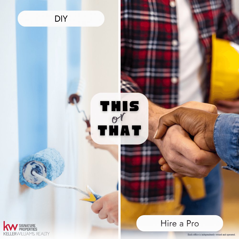 When it comes to projects around the house, are you #TeamDIY & you tackle everything from painting walls to building furniture, or are you #TeamCallthePros & prefer to leave it to those who do this daily?

KWNE #ThisOrThatThursday #DIY #CallthePros #DIYvsPro #WhatCouldGoWrong