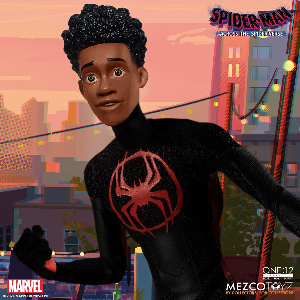 #TriviaThursday - Which NYC borough is Miles Morales from? 🏙 Preorder here: mezcotoyz.com/one-12-collect…
