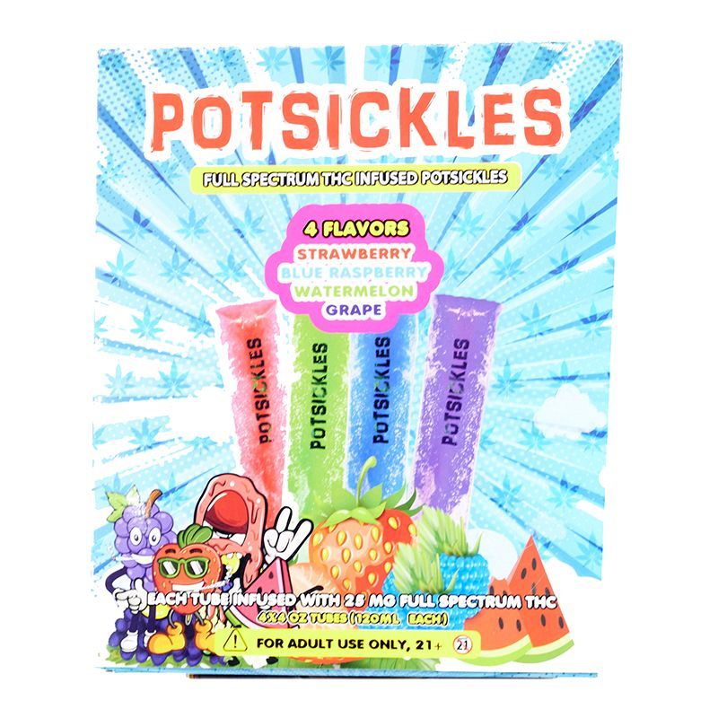 Temperatures are heating up and summers almost here! Cool off with new Potsickles Ice Pops.  Each tube contains 25 mg of full spectrum medicine.  Delicious, fruity flavors include Strawberry, Watermelon, Blue Raspberry, and Grape! #staylifted #bepainfree #affiliate #summerfun