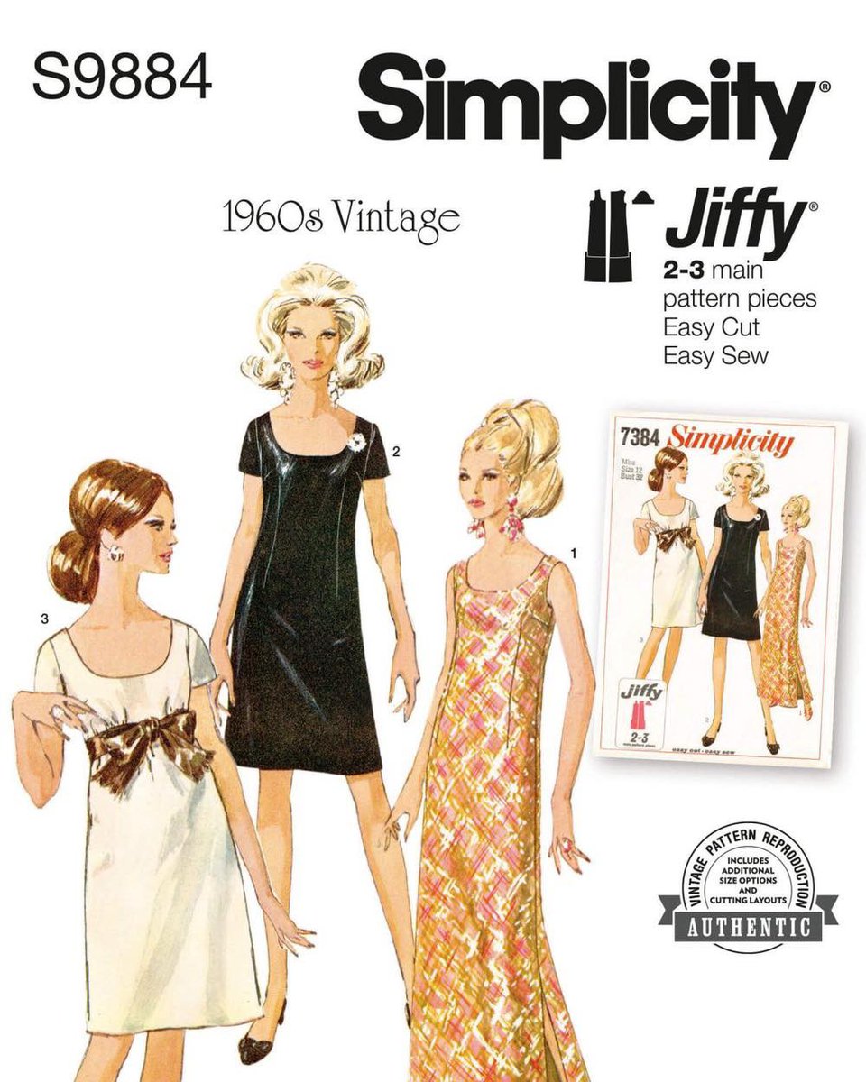 New from Simplicity Vintage 9884 sewing pattern
#sewingpattern #simplicitypatterns #simplicitypattern #vintage #sewing #vintagesewingpatterns #vintagesewing #dressmaking #dressmaterial
remnanthousefabric.co.uk/product/simpli…