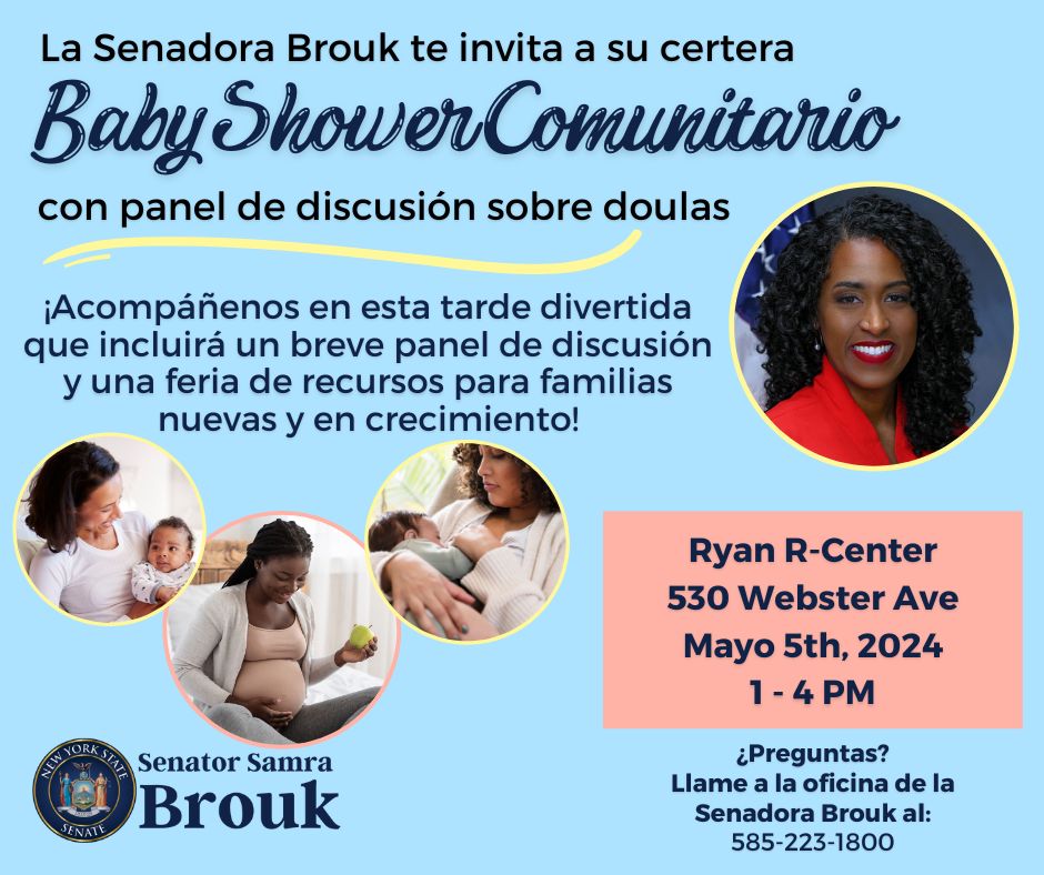 Join me & over 30 organizations at my 3rd annual Community Baby Shower & Panel discussion on Doula Care on Sunday 5/5 at the Ryan R-Center on Webster Ave! New & growing families can expect to learn more about doulas & local resources, & receive supplies donated by the community.