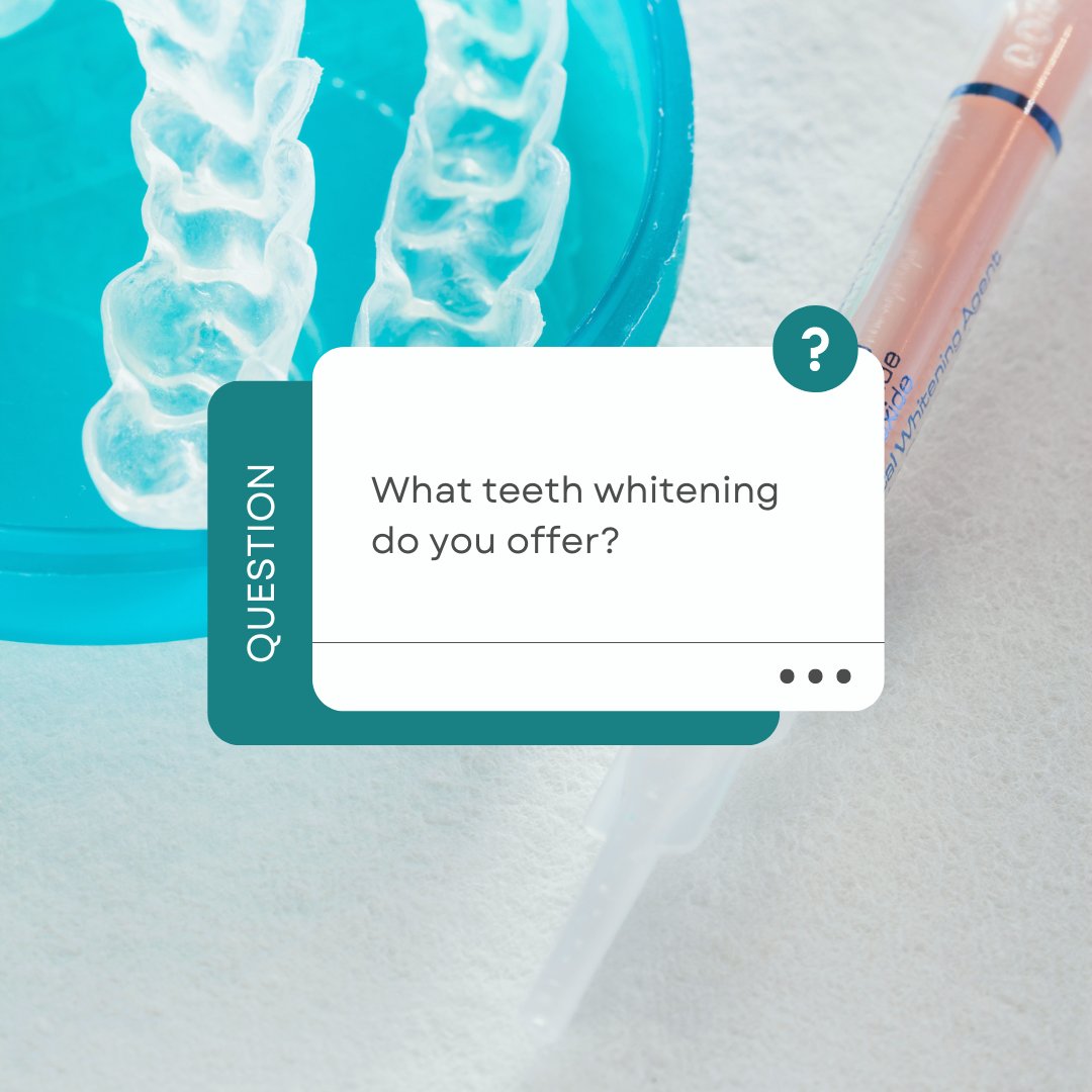 We offer at home teeth whitening. The dentist will first take impressions of your teeth.  The dentist will show you how to apply the gel to the trays and will advise you how long you should wear them for.

#teethwhitening #whitesmile #valleydental
ow.ly/URSA50RfzFR