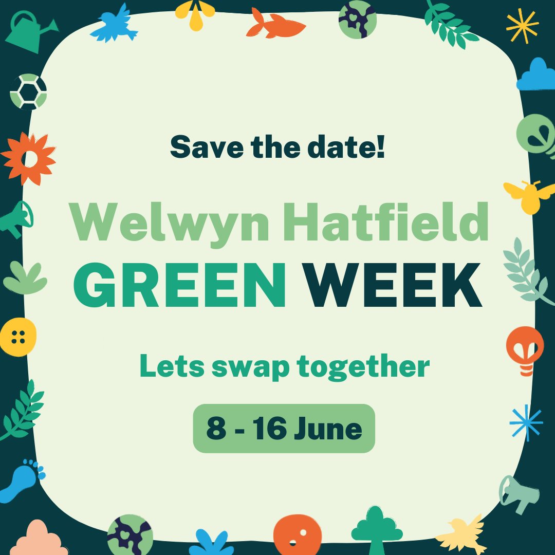 🗓️💚 Save the date!💚 🗓️ The Great Big Green Week is the UK's biggest ever celebration of community action to tackle climate change and protect nature. Throughout the week there will be lots of events and talks to get involved in! More details to follow... 👀 🌍