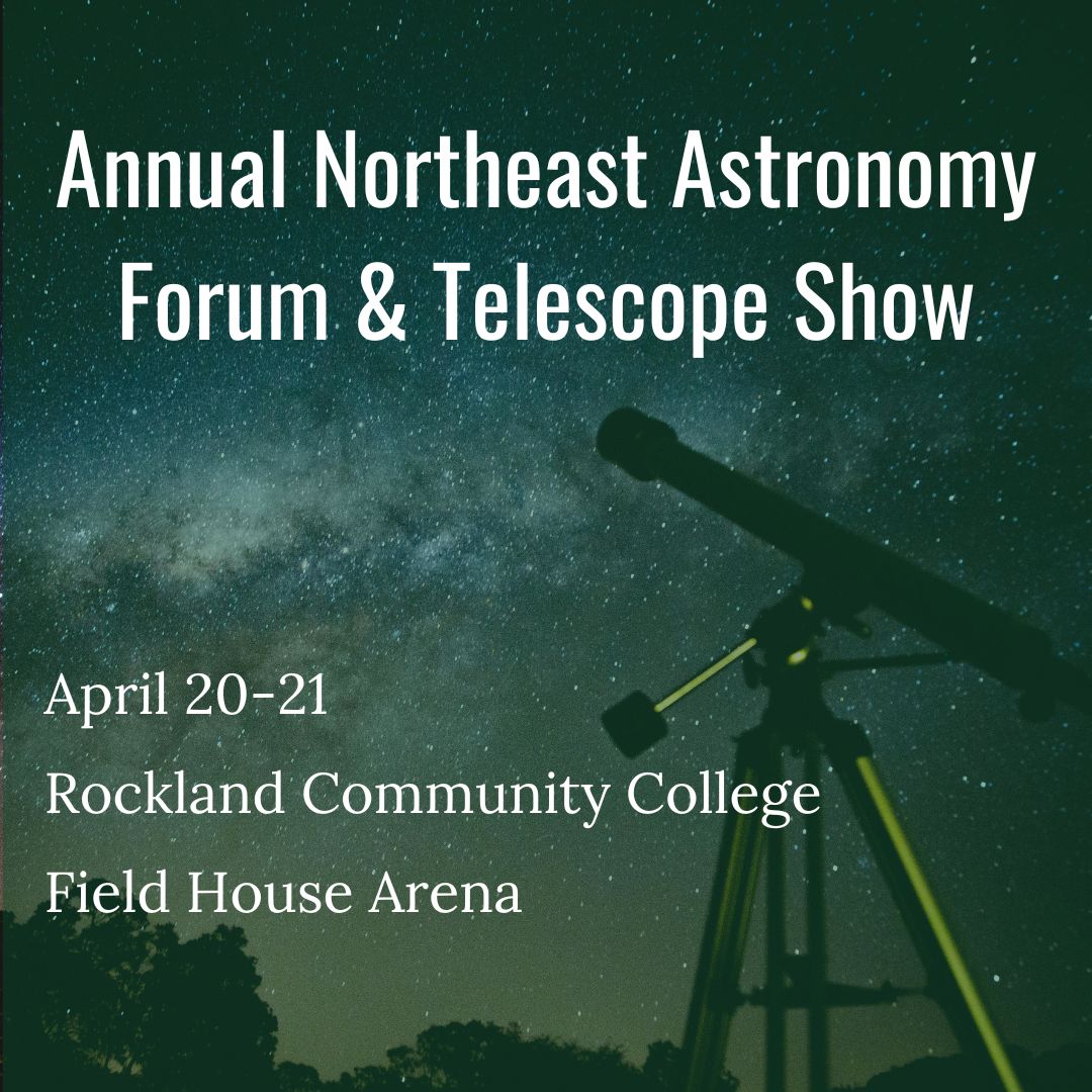Explore the stars at #NEAF2024! Join us at Rockland Community College on April 20-21 for the Northeast Astronomy Forum & Telescope Show. Get your tickets now! 4/20: sunyrockland.edu/event/northeas… 4/21: sunyrockland.edu/event/annual-n… #NEAF2024 #RCC #SUNY #rocklandcounty