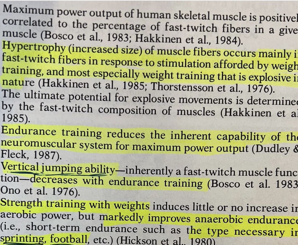 What the research shows - Strength training will improve sprinting and over running will kill your jump performance.