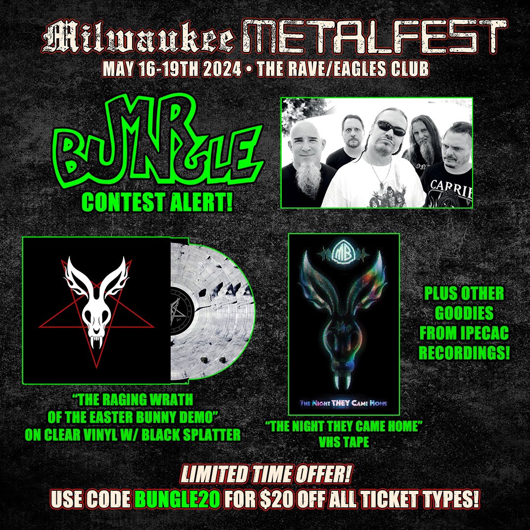 A little contest we put together with @MKEMetalFest. Enter at bit.ly/BUNGLEMMF24