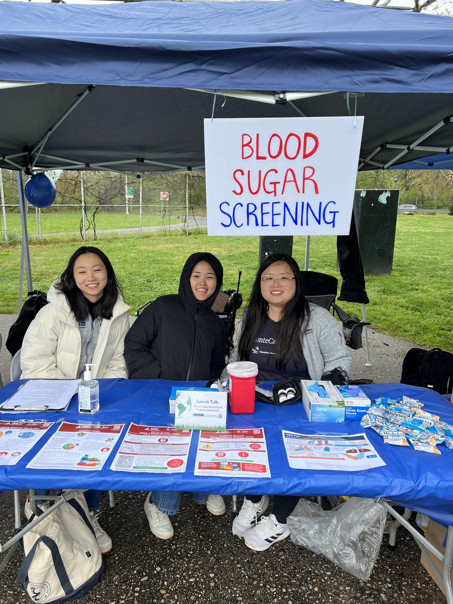 Despite the weather, our @EinsteinMed Service Learning clerkship students are ready for our #Bronx community health fair in partnership with #FriendsofPelhamParkway