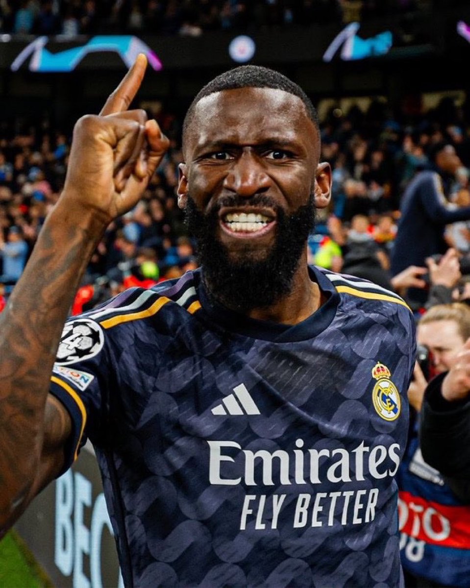 theMadridZone's tweet photo. 🇩🇪 Antonio Rüdiger's story at Real Madrid so far:

• Joined in 2022 as a free transfer
• Was a back-up to Militão & Alaba
• Waited for his chance while playing limited minutes in his first season
• Never complained
• Started his 2nd season at the club as a starter
• Played 2nd most minutes this season so far
• One of the best CB's in the world
• A leader inside & outside the pitch
• An undisputed starter
• Scored the winning penalty to qualify Real Madrid to #UCL semifinals

All this for €0. A born leader! 🫡