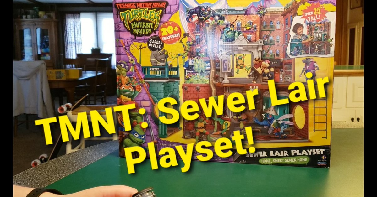 Happy #turtlethursday New video out on YouTube youtu.be/p05284Hzj78?si… #thepfpn #cracktasticplastic #teenagemutantninjaturtles #mutantmayhem #sewerlairplayset #tmnt #playset #fathersontime #unboxing #firstimpressions #review