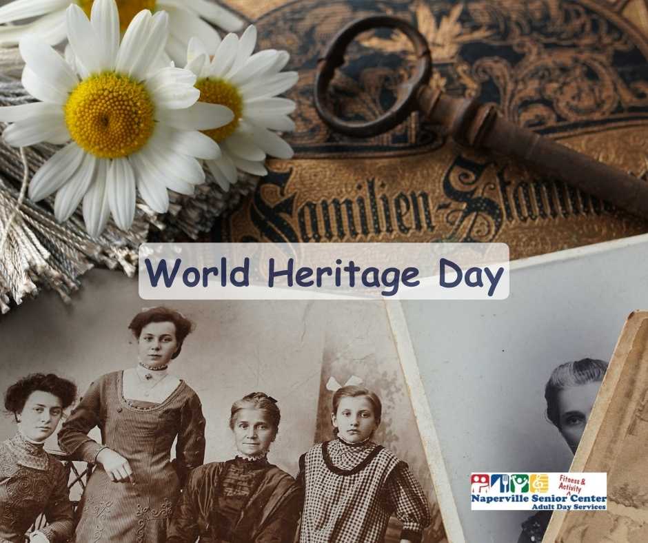 It's #WorldHeritageDay! We can find our #heritage in so many things. What item do you have that provides you with a link to your heritage?

#NSC #AdultDayCare #comejointhefun #homeawayfromhome #adultdayservices #seniordayservices #senioractivities