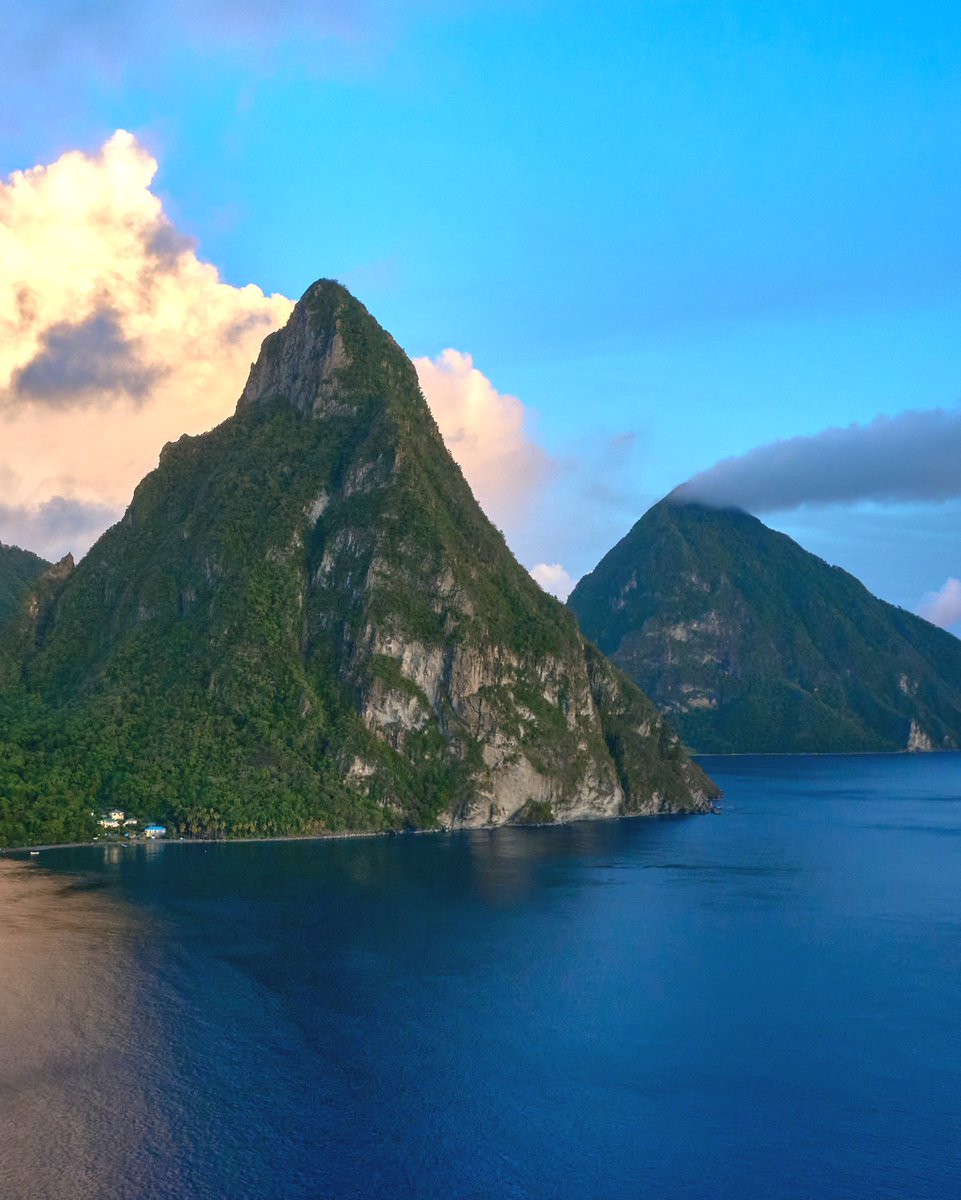 Happy #WorldHeritageDay 🇱🇨 Did you know the #Pitons, our iconic twin peaks, are also a UNESCO World Heritage Site? Plan your trip and see this landmark up close. #TravelSaintLucia #LetHerInspireYou #SaintLucia #Caribbean #Travel