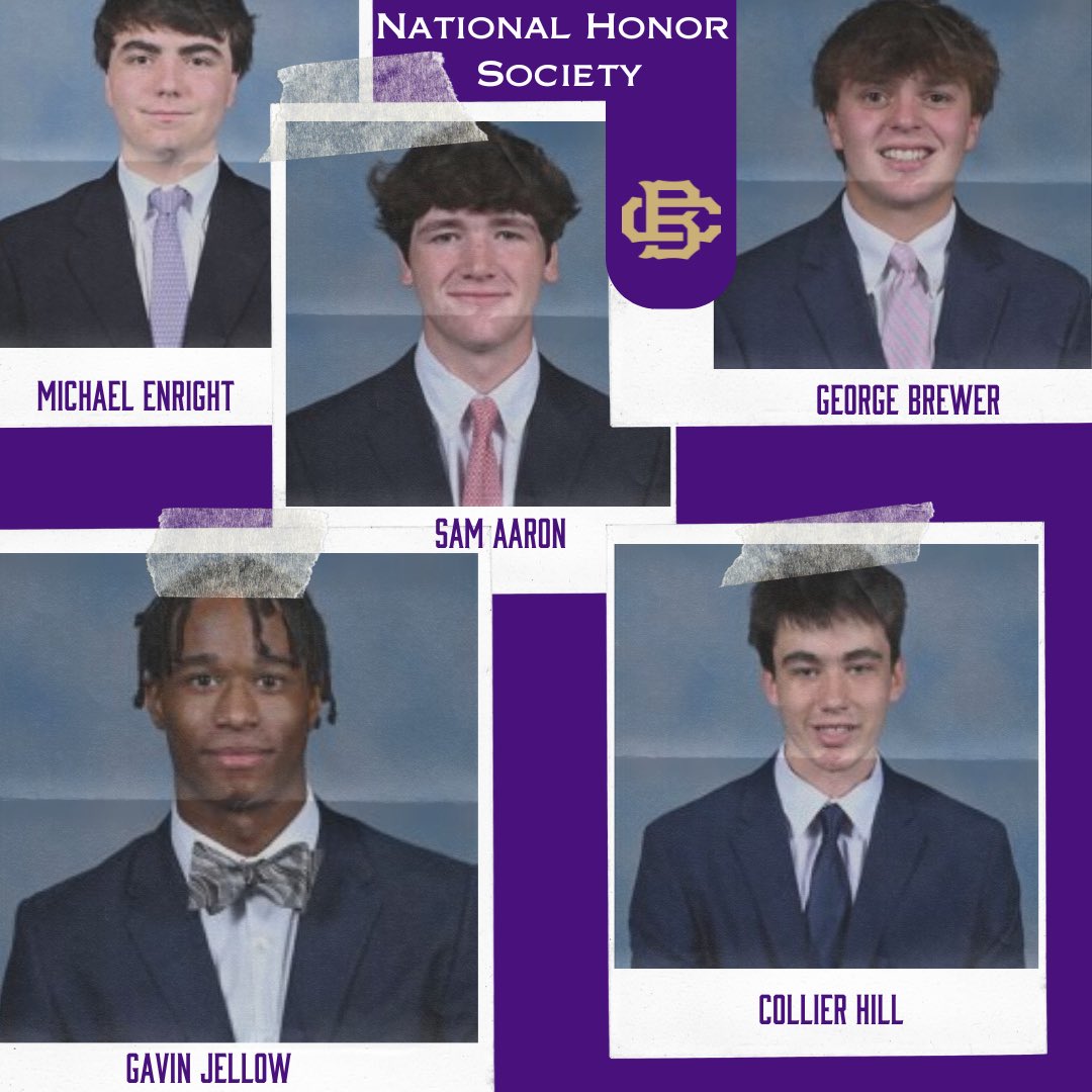 Congrats to these 5 class of 2025 standouts that were elected into the National Honor Society last night! Proud of you, men! #GoBrothers