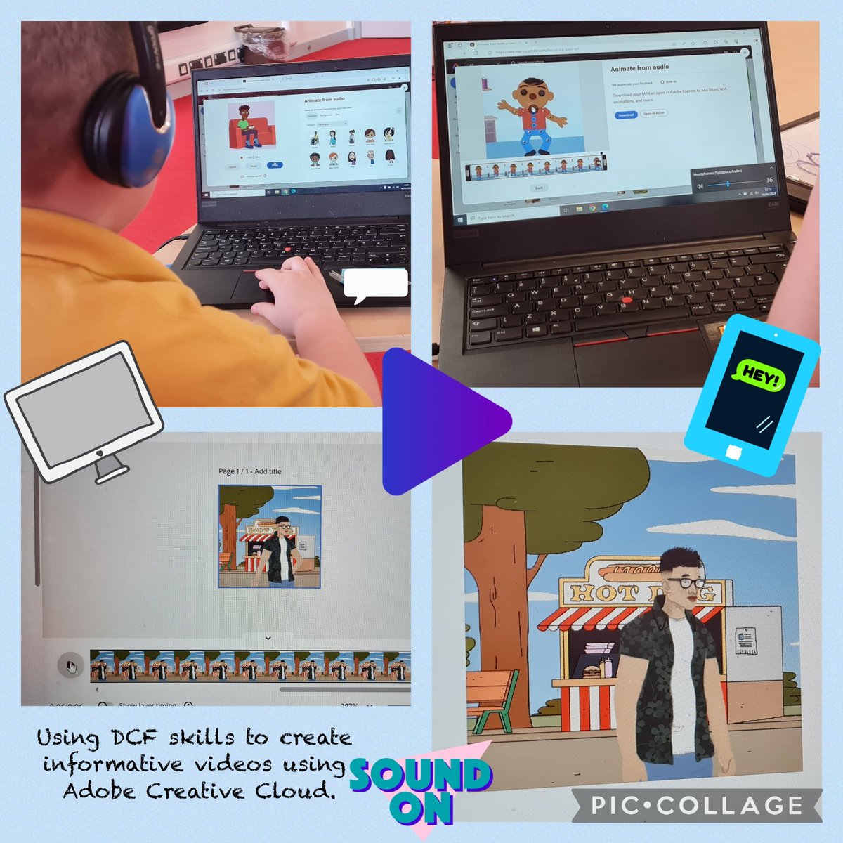 Afon Llwyd were so inspired by Mr Townsend's presentation that they asked if they could create their own videos today! #DCFSkills #AmbitiousCapableLearners #PupilVoice