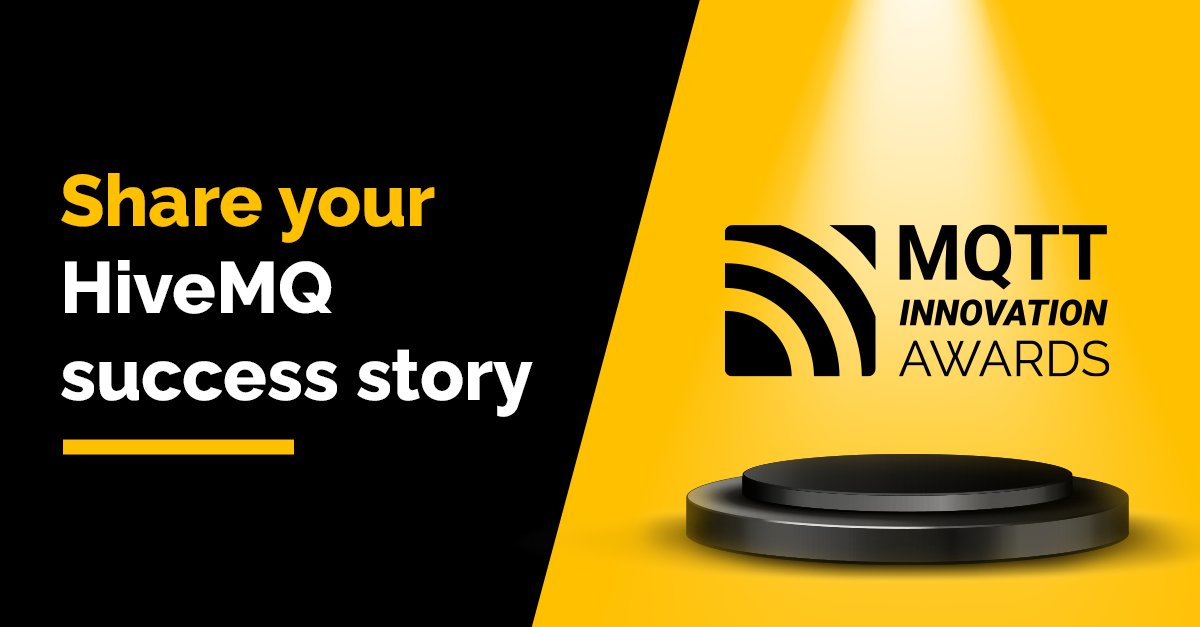 The MQTT Innovation Awards, our first-ever customer awards, open today! 🐝Tell us your story here: loom.ly/zA1j6lA 🐝 #MQTT #InnovationAward #IIoT #IoT