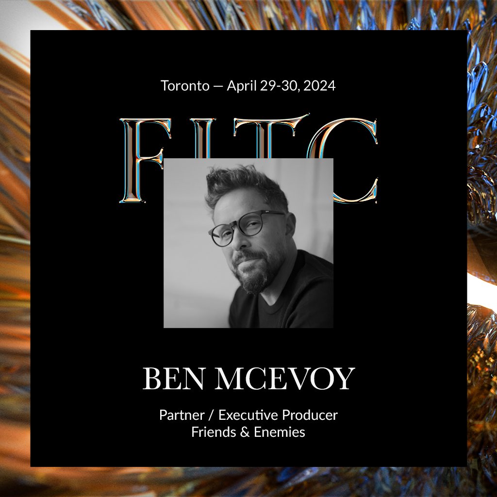 Exciting addition to FITC Toronto! Don't miss these industry leaders: 🔹 Josh Goldblum - Founder & CEO, Bluecadet. 🔹 Hoss Gifford - Fractional CTO. 🔹 Ben McEvoy - Partner/Exec Producer, Friends & Enemies. Get your tickets now! Visit fitc.ca/event/to24/ #FITCToronto #FITC24