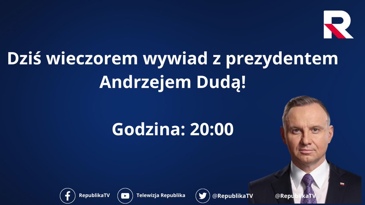 🔴 #TYLKOUNAS | Wywiad z prezydentem @AndrzejDuda w Telewizji Republika #włączprawdę #TVRepublika