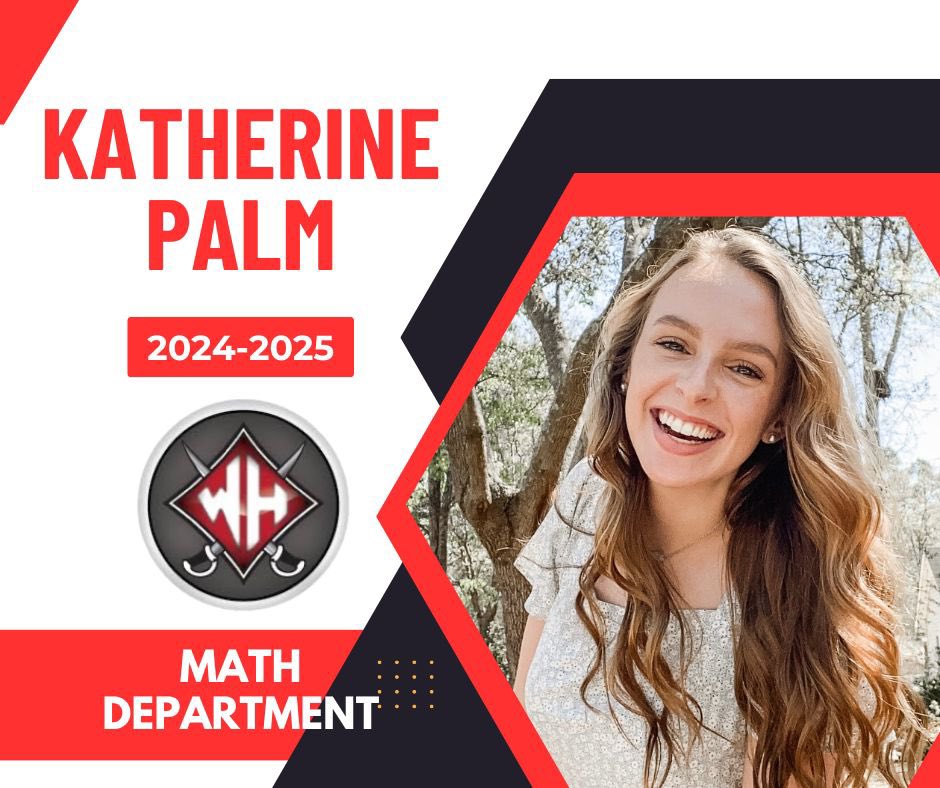 Help us welcome Ms. Katherine Palm to our school family. She will be a Teacher in our Math Department.

#LeadingLikeGenerals