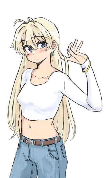 髪色変更ひびきちゃん 